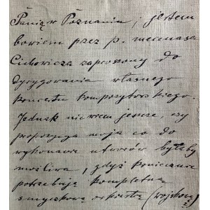 Brief von Feliks Nowowiejski