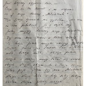 Letter from Bronislaw Pozniak