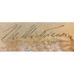 Karta pocztowa Marii Mickiewicz- wnuczki Adama Mickiewicza