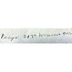 List Władysława Mickiewicza(1838-1926)