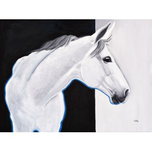 Weronika Lipka (ur. 1992), Biały koń, 2021
