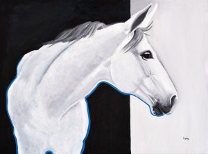 Weronika Lipka (ur. 1992), Biały koń, 2021