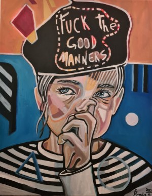 Paweł Porada (ur. 1985), F.ck the good manners, 2021