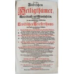 LUNDIUS Johann, Die alten Jüdischen Heilighthümer, Gottesdienste und Bewohnheiten [HAMBURG 1711]