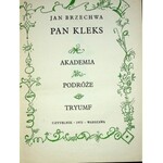 Brzechwa Jan PAN KLEKS Ilustracje SZANCER Wyd.1972
