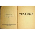 TETMAJER de Przerwa J. K.[azimierz] - Pustynia. Wydanie 1 dramatu o Mojżeszu napisanego w 1919 r.