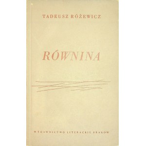 RÓŻEWICZ Tadeusz - Równina, Wydanie 1