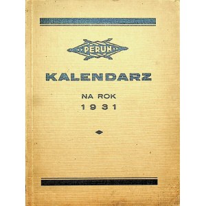 KALENDARZ na rok 1931. Kalendarz reklamowy firmy PERUN