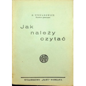 STEFANOWICZ D., Dyrektor gimnazjum - Jak należy czytać.