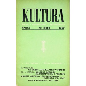 KULTURA PARYŻ Nr.3/258 1969