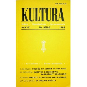 KULTURA PARYŻ Nr.3/486 1988