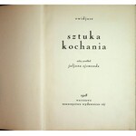 Owidjusz SZTUKA KOCHANIA Przekład Ejsmond, Wyd.1928 oprawa JAHODA