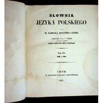 Linde SŁOWNIK JĘZYKA POLSKIEGO Lwów 1854-60 KOMPLET