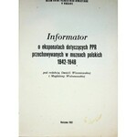 INFORMATOR o eksponatach dotyczących PPR przechowywanych w muzeach polskich 1942-1948