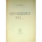 GÓRA B. - Gdy rządziło PSL... Warszawa 1946