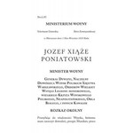 Poniatowski Jozef PRZEPISY UBIORÓW DLA WOYSK I ADMINISTRACYOW WOJENNYCH XIĘSTWA WARSZAWSKIEGO