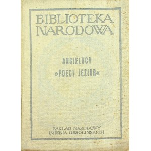 Kryński Stanisław ANGIELSCY POECI JEZIOR W. WORDSWORTH, S. T. COLERIDGE, R. SOUTHEY