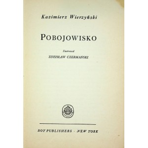 Wierzyński Kazimierz POBOJOWISKO il. Czermański Wyd. 1