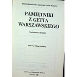 Grynberg Michał PAMIĘTNIKI Z GETTA WARSZAWSKIEGO. FRAGMENTY I REGESTY