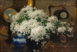 Alfons Karpiński (1875 Rozwadów - 1961 Kraków), Białe kwiaty