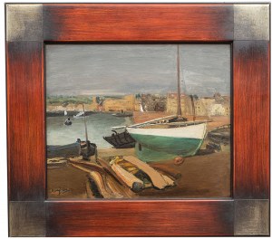 Henryk Hayden (1883 Warszawa - 1970 Paryż), Port w Cherbourgu, ok. 1938 r.