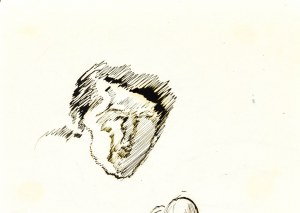 Leopold GOTTLIEB (1883-1934), Szkic głowy