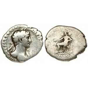Roman Empire 1 Denarius 117 Hadrianus AD 117-138. Rome AD 117 Av...