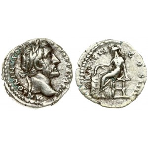 Roman Empire 1 Denarius Antoninus Pius AD 138-161. Roma. ANTONINVS AVG PIVS P P IMP II. laureate bust right ...
