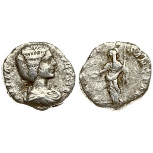 Roman Empire 1 Denarius Julia Domna  AD 193-217. Roma. Averse: IVLIA AVGVSTA Draped bust of Julia right. Reverse...
