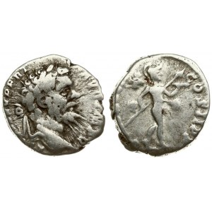 Roman Empire 1 Denarius Septimius Severus  AD 195. Roma. Averse: L SEPT SEV PERT AVG IMP V. Laureate head to right...