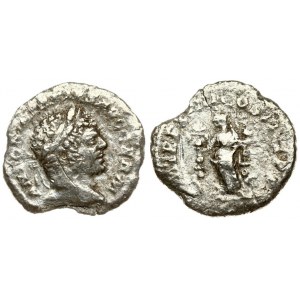 Roman Empire 1 Denarius Caracalla  AD 198-217. Roma. AD 215. ANTONINVS PIVS AVG GERM laureate head of Caracalla right...