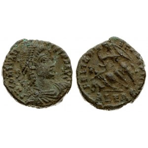 Roman Empire 1 Centenionalis Constans (337-350) Centenionalis Alexandria. FEL TEMP REPARATIO. Galley...