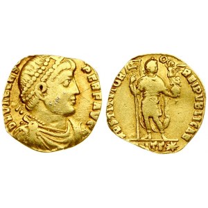 Roman Empire 1 Solidus Valens (364-378). Averse: Diademed; draped and cuirassed bust of Valens to right. Lettering...