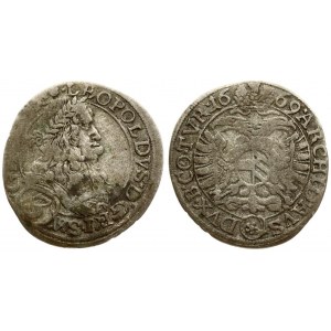 Austria 3 Kreuzer 1669 Leopold I(1658-1705). Averse: Bust right in inner circle. Averse Legend...