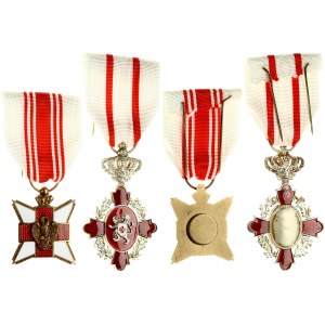 Belgium Blood Donor Medal Awarded by Belgian Red Cross & Order Of The Belgian Red Cross (20th century) Four...