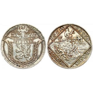 Czechoslovakia Medal 1928 10th Anniversary of the founding of the Czechoslovak Republic. Kremnica. St...