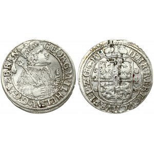 Germany Brandenburg-Prussia 1 Ort 1624 Georg Wilhelm(1619–1640). Averse: Georg Wilhelm to the right; holding scepter...