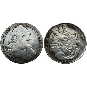 Germany BAVARIA 1 Thaler 1770A Maximilian III Josef(1745-1777). Averse: Draped bust to right; mintmark below...