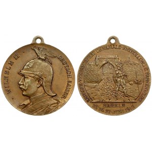 Germany HAMELN Medal 1910 Wilhelm II(1888-1918). Warrior Association Festival...