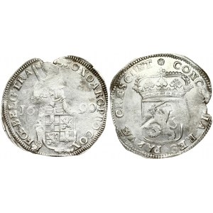 Netherlands UTRECHT 1 Silver Ducat 1699 Averse: Standing armored Knight with crowned shield of Holland at feet...