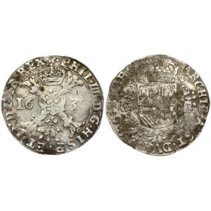 Spanish Netherlands BRABANT 1 Patagon 163? Maastricht. Philip IV(1621-1665). Averse...