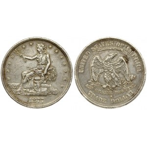 USA 1 Dollar 1877 'Trade Dollar' S San Francisco. Averse...