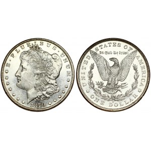 USA 1 Dollar 1879 'Morgan Dollar' S San Francisco. Averse: Liberty head; facing left. Lettering...