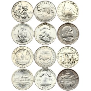 USA 1/2 Dollar (1893-1995) Commemorative issue. Columbian Exposition; Franklin Half Dollar...