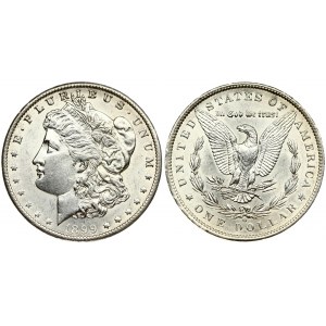 USA 1 Dollar 1899 'Morgan Dollar' O New Orleans. Averse: Liberty head; facing left. Lettering: E·PLURIBUS·UNUM LIBERTY...