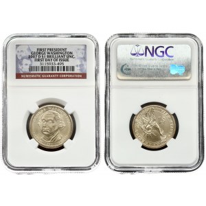 USA 1 Dollar 2007-D George Washington. Denver mint. Averse: Portrait of George Washington...