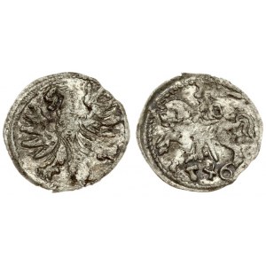 Lithuania 1 Denar 1546 Vilnius. Sigismund II Augustus (1545-1572) - Lithuanian coins Vilnius. Reverse Lettering: 1546...
