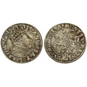 Lithuania 1 Grosz 1546 Vilnius. Sigismund II Augustus (1545-1572). Lithuanian coins Vilnius; on the reverse...