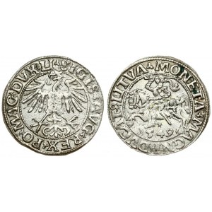 Lithuania 1/2 Grosz 1549 Vilnius. Sigismund II Augustus (1545-1572) - Lithuanian coins 1549 Vilnius...