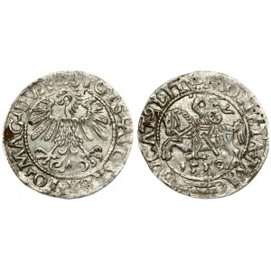 Lithuania 1/2 Grosz 1559 Vilnius. Sigismund II Augustus (1545-1572) - Lithuanian coins 1559 Vilnius...